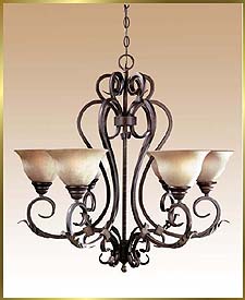 Wrought-Iron-Chandelier Model: JB 7228