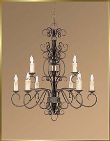 Wrought-Iron-Chandelier Model: JB 7197