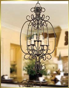 Wrought-Iron-Chandelier Model: JB 7202