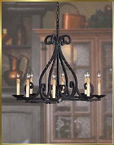 Wrought-Iron-Chandelier Model: JB 7267