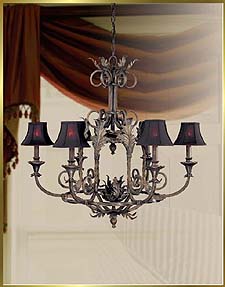Wrought-Iron-Chandelier Model: JB 7142