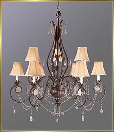 Wrought-Iron-Chandelier Model: JB 7048