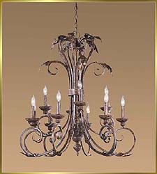 Wrought-Iron-Chandelier Model: JB 7184