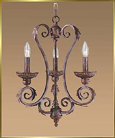 Wrought-Iron-Chandelier Model: JB 7186