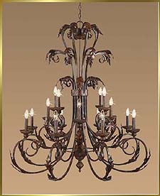 Wrought-Iron-Chandelier Model: JB 7188