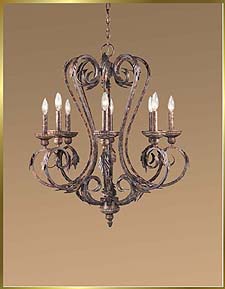 Wrought-Iron-Chandelier Model: JB 7190