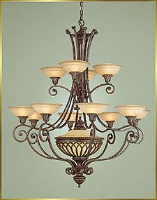 Wrought-Iron-Chandelier Model: F1918
