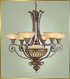 Wrought-Iron-Chandelier Model: F1919