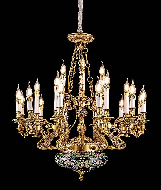 Antique Crystal Chandeliers Model: FS-9075-22