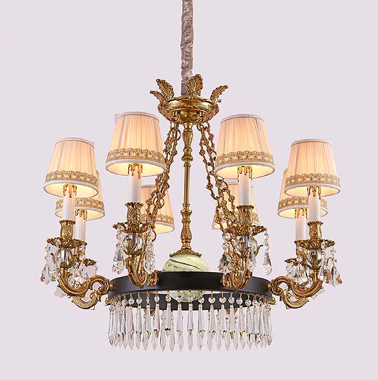 Antique Crystal Chandeliers Model: FS-9093-8