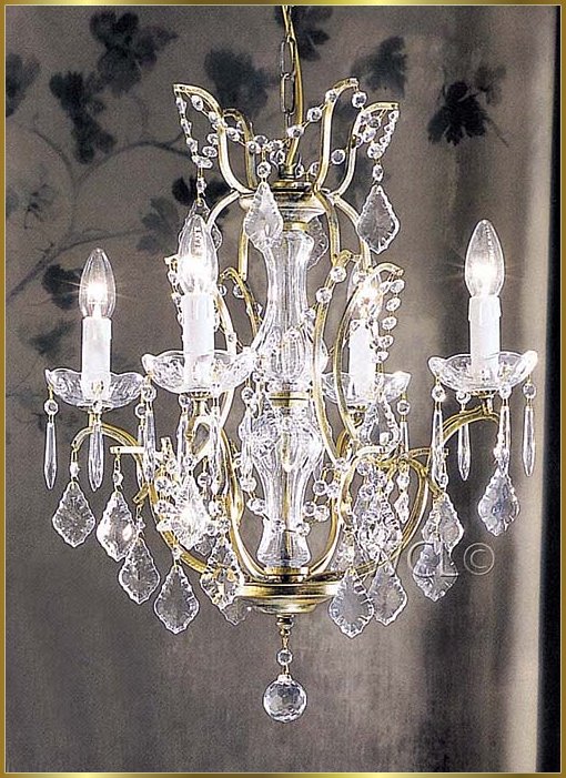 Bronze Crystal Chandelier Model: BB 3285-4