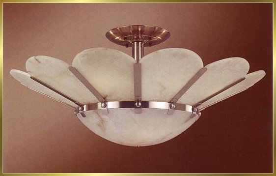 Alabaster Chandeliers Model: CM-6046-8PT