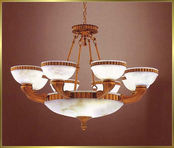 Alabaster Chandeliers Model: CM-6115-8TR