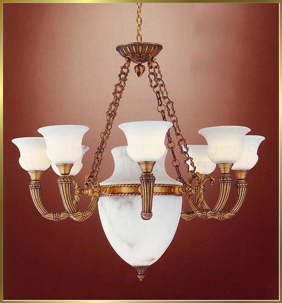 Alabaster Chandeliers Model: CM-6179-8RB