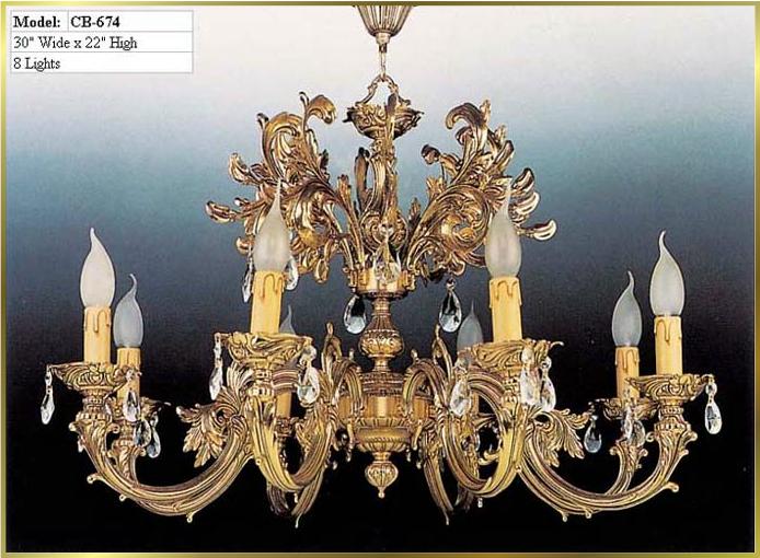 Antique Crystal Chandeliers Model: CB 674