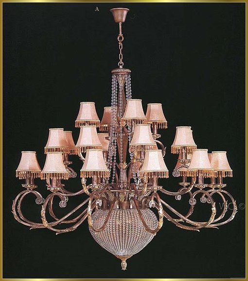 Wrought Iron Chandeliers Model: G20191-24