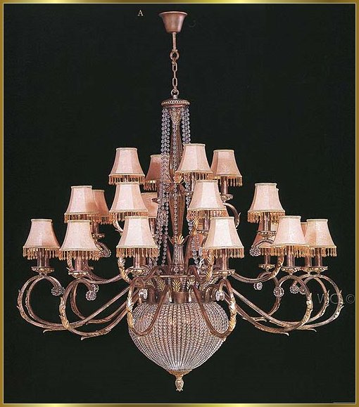 Bronze Crystal Chandelier Model: G20191-24