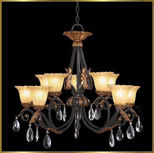 Wrought Iron Chandeliers Model: G20372-5-5