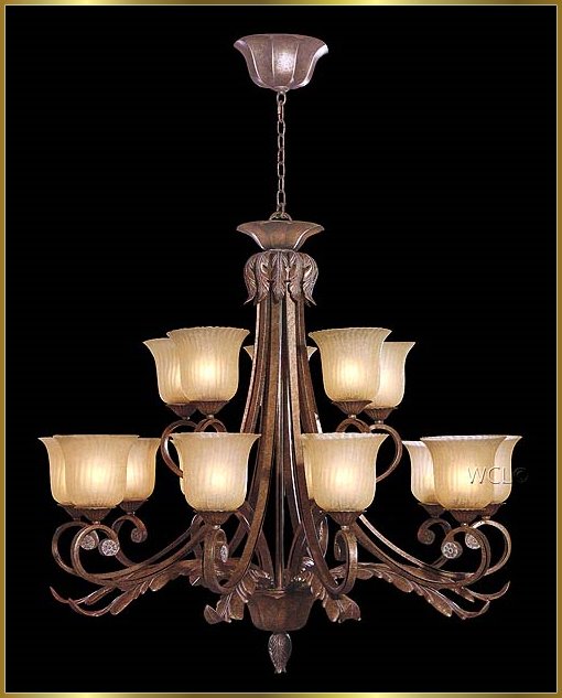 Bronze Crystal Chandelier Model: G20395-10-5