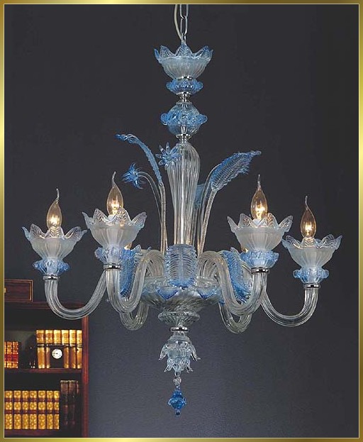 Murano Chandeliers Model: HY9903-6BU