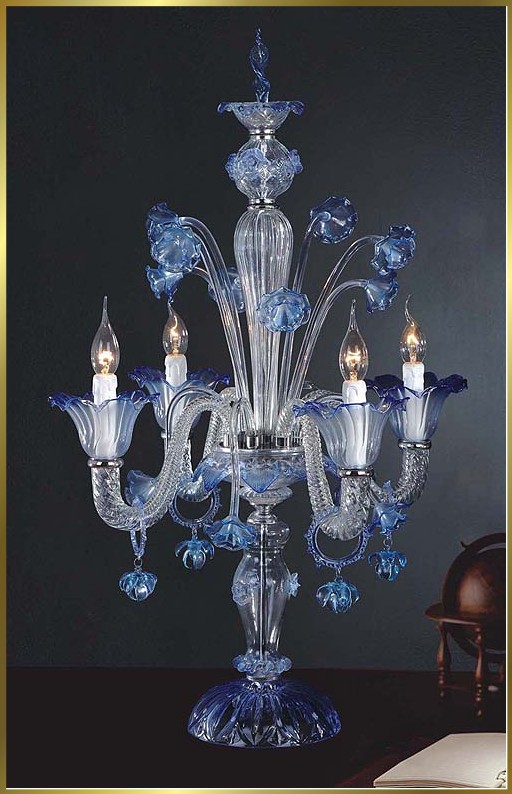 Murano Chandeliers Model: HY9910-4T-BU