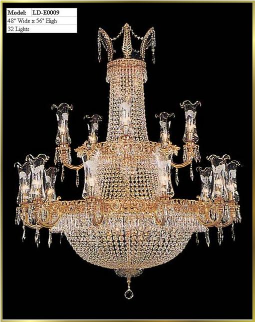 Ballroom Chandeliers Model: LD E 0009