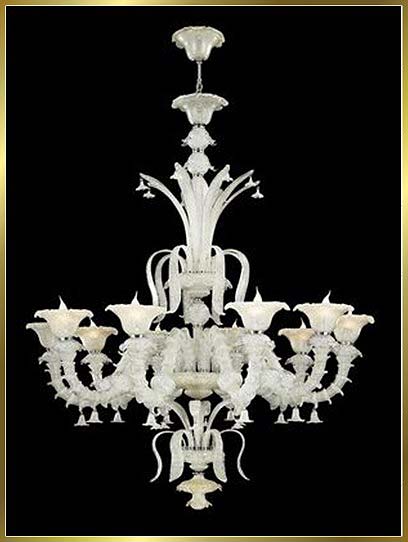 Murano Chandeliers Model: MD5116-10WHITE