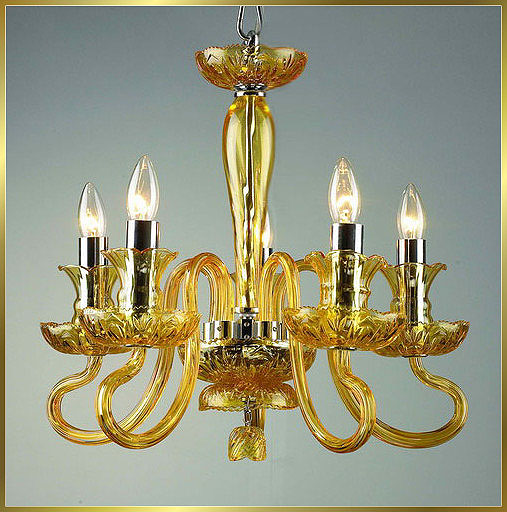 Murano Chandeliers Model: MD6001-5-AMBER