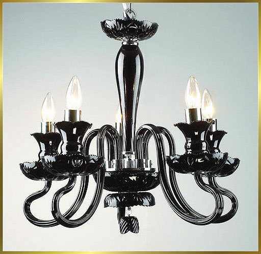 Murano Chandeliers Model: MD6001-5-BLACK