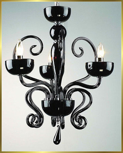 Murano Chandeliers Model: MD6002-3-BLACK