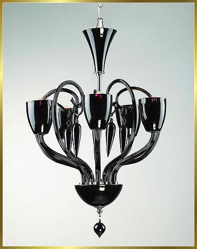 Murano Chandeliers Model: MD6004-5-BLACK