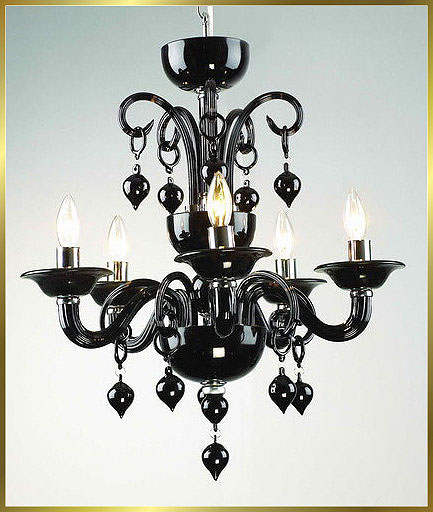 Murano Chandeliers Model: MD6008-5-BLACK