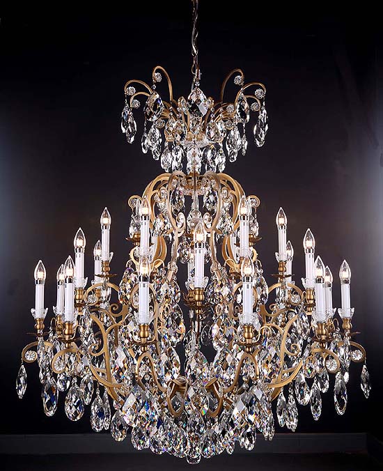 Bronze Crystal Chandelier Model: MD8092-24L