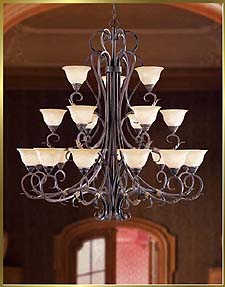 Bronze Crystal Chandelier Model: JB 7217