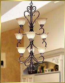 Wrought Iron Chandeliers Model: JB 7232