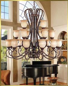 Wrought Iron Chandeliers Model: JB 7203