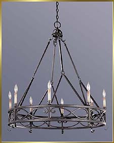 Bronze Crystal Chandelier Model: JB 7172