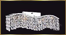 Modern Crystal Chandeliers Model: 8004W20C-B