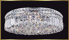 Modern Crystal Chandeliers Model: 8005C20C-R