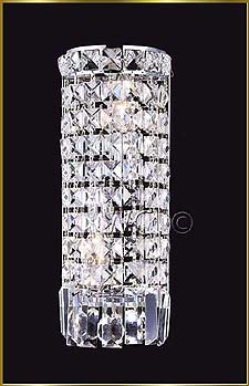 Modern Crystal Chandeliers Model: 8005W5C-R