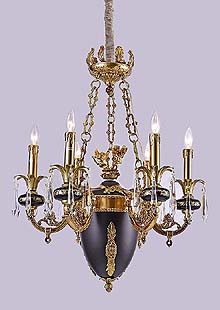 Antique Crystal Chandeliers Model: FS-9010-6