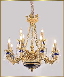 Antique Crystal Chandeliers Model: FS-9020-12