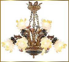 Antique Crystal Chandeliers Model: FS-9023-12