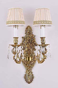 Antique Crystal Chandeliers Model: FS-9093-2W