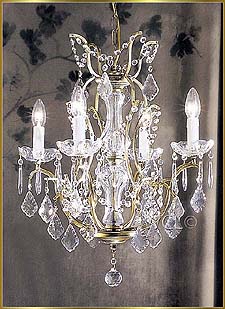 Wrought Iron Chandeliers Model: BB 3285-4