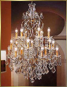 Bronze Crystal Chandelier Model: BB 3304-18