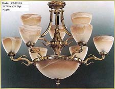 Antique Crystal Chandeliers Model: CB 2212-9