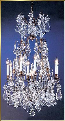 Wrought Iron Chandeliers Model: CL 8010 AB