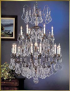 Wrought Iron Chandeliers Model: CL 8019 AB