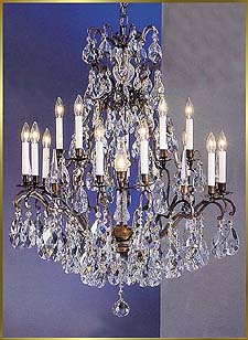 Wrought Iron Chandeliers Model: CL 9016 AB